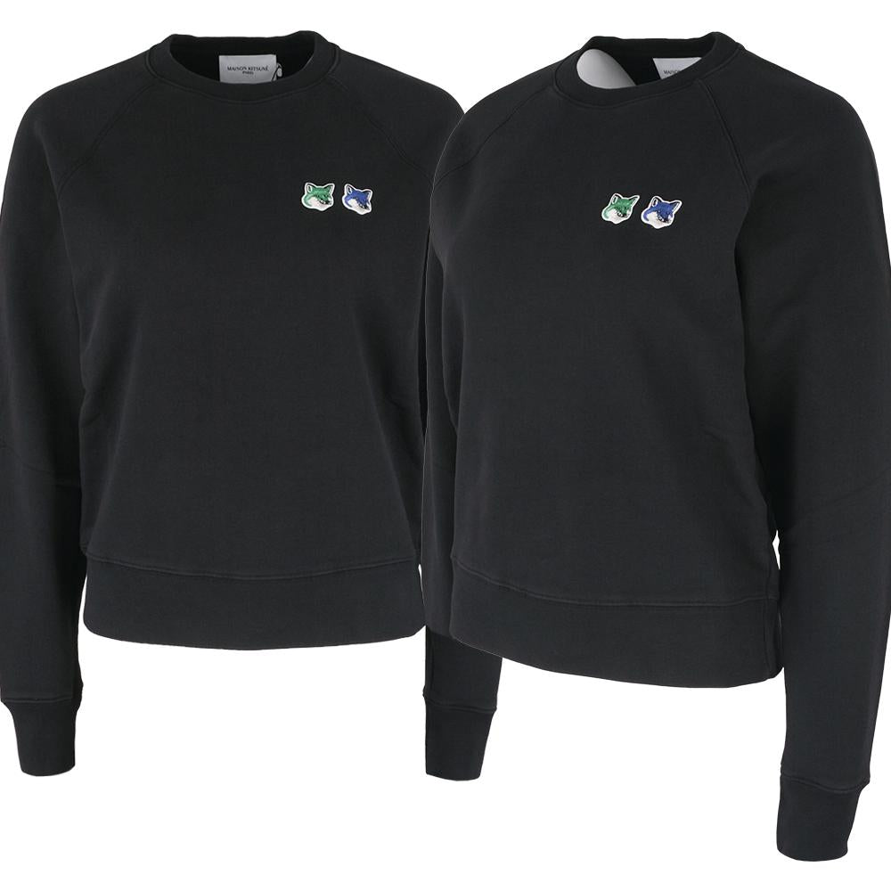 Maison Kitsune Double Fox Logo Sweatshirt for Women