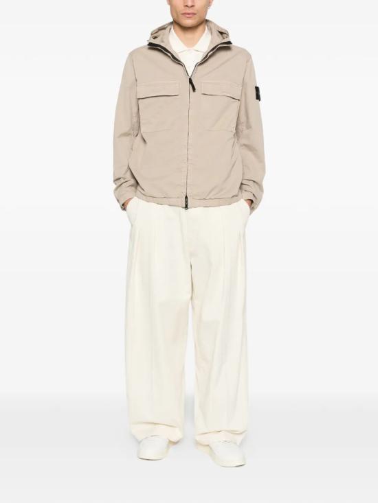 STONE ISLAND Lightweight Jacket for Men 4100077 S0A10 V009A DESERT DOM