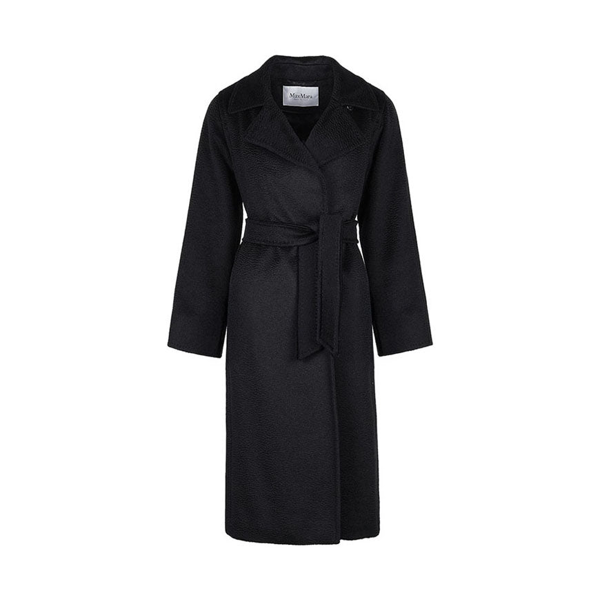 Max Mara Manuela Wool Wrap Coat for Women, Beige