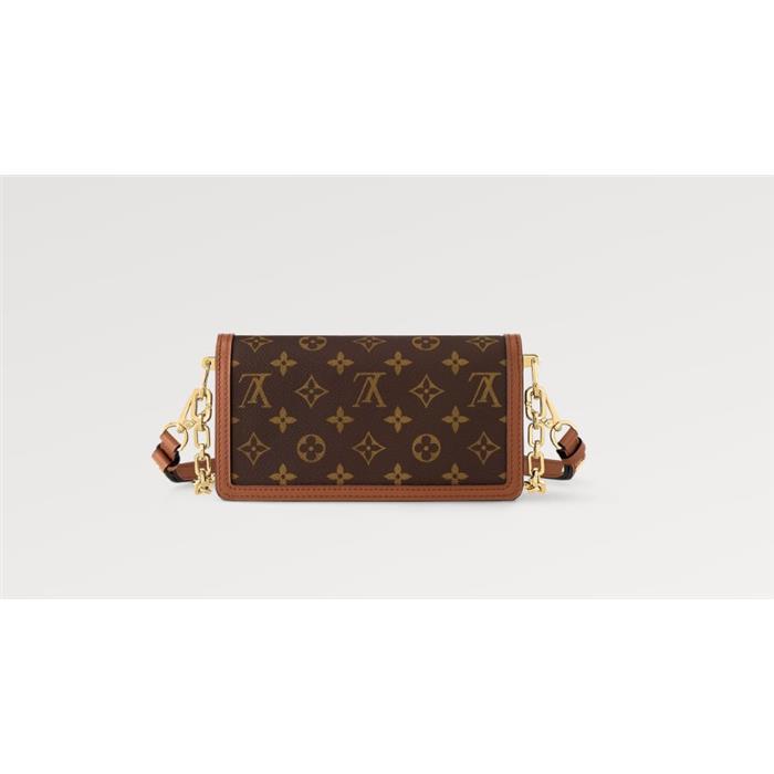 Louis Vuitton Dauphine East-West Leather Shoulder Bag