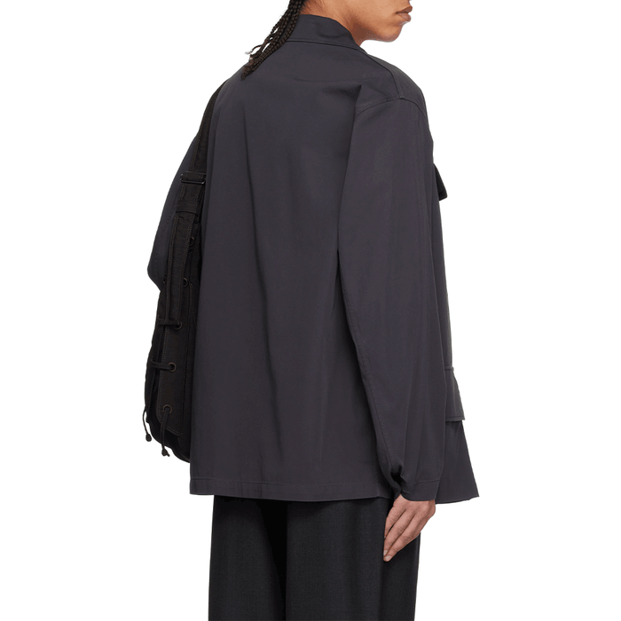 Lemaire Charcoal Workwear Jacket for Men OW1122 LF1352