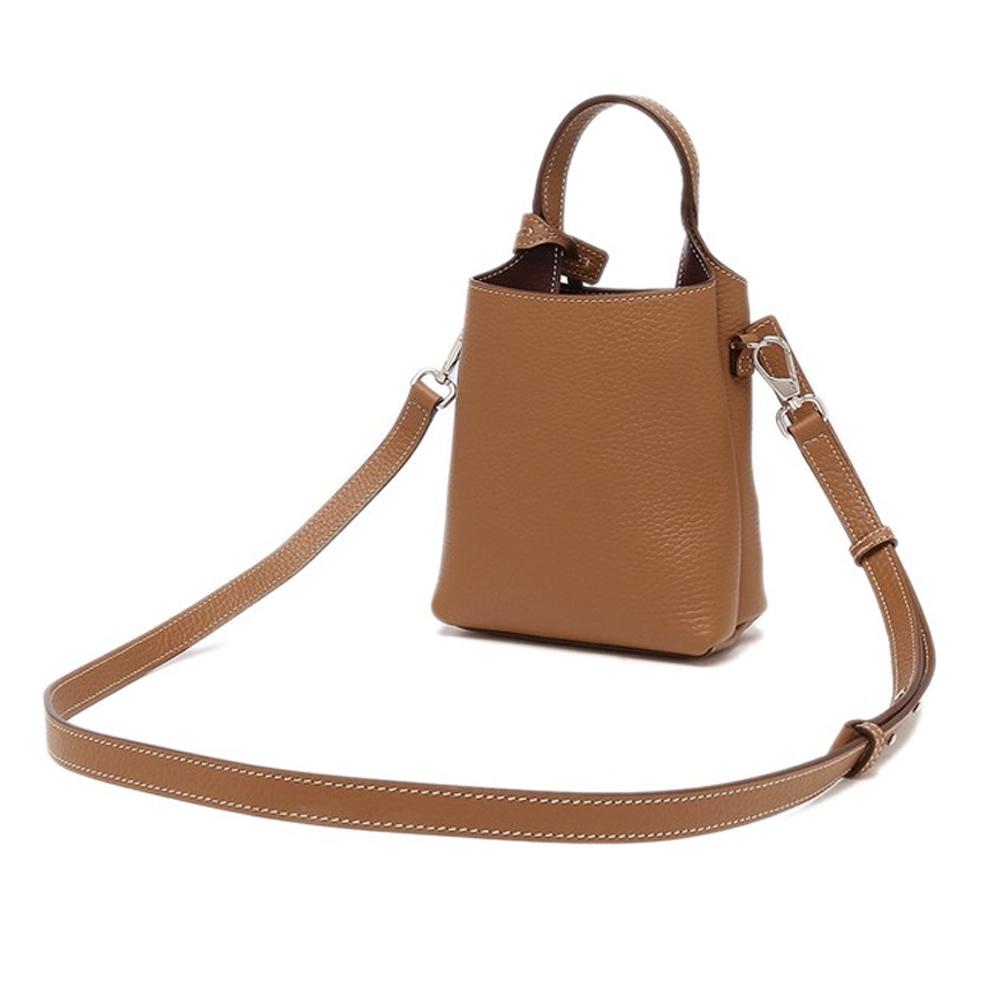 Tods Timeless Micro Leather Tote Bag Beige
