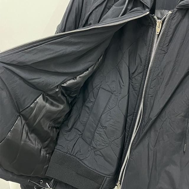 Juun.J Unisex Hooded Nylon Zip-Up Jacket JC3941P315