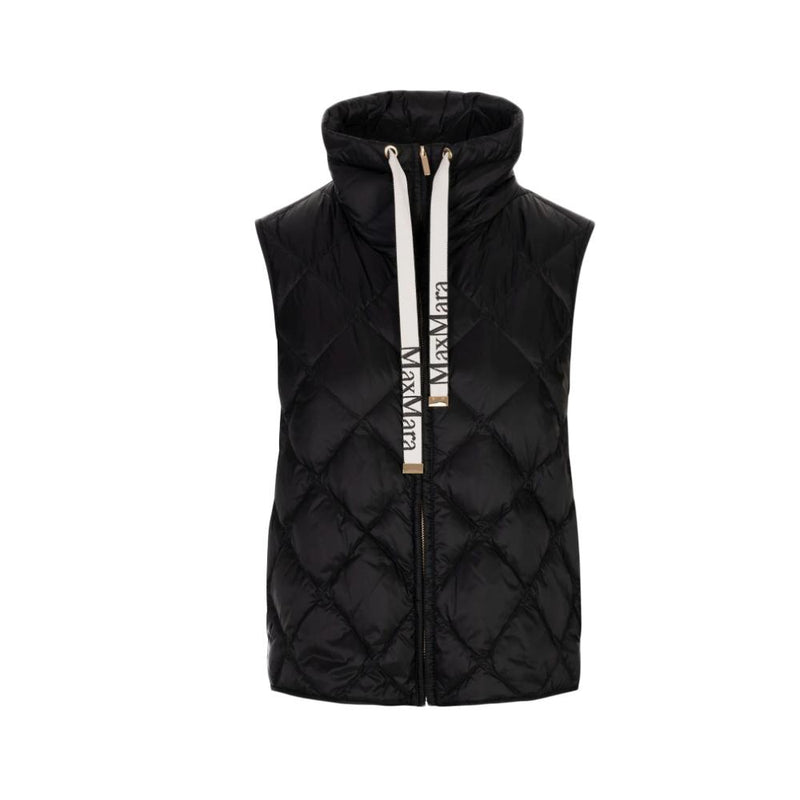 Max Mara Diamond Quilted Puffer Vest Black 252929 6035