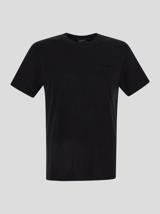 A.P.C. Black Short Sleeve T-Shirt COGXBH26257LZZ