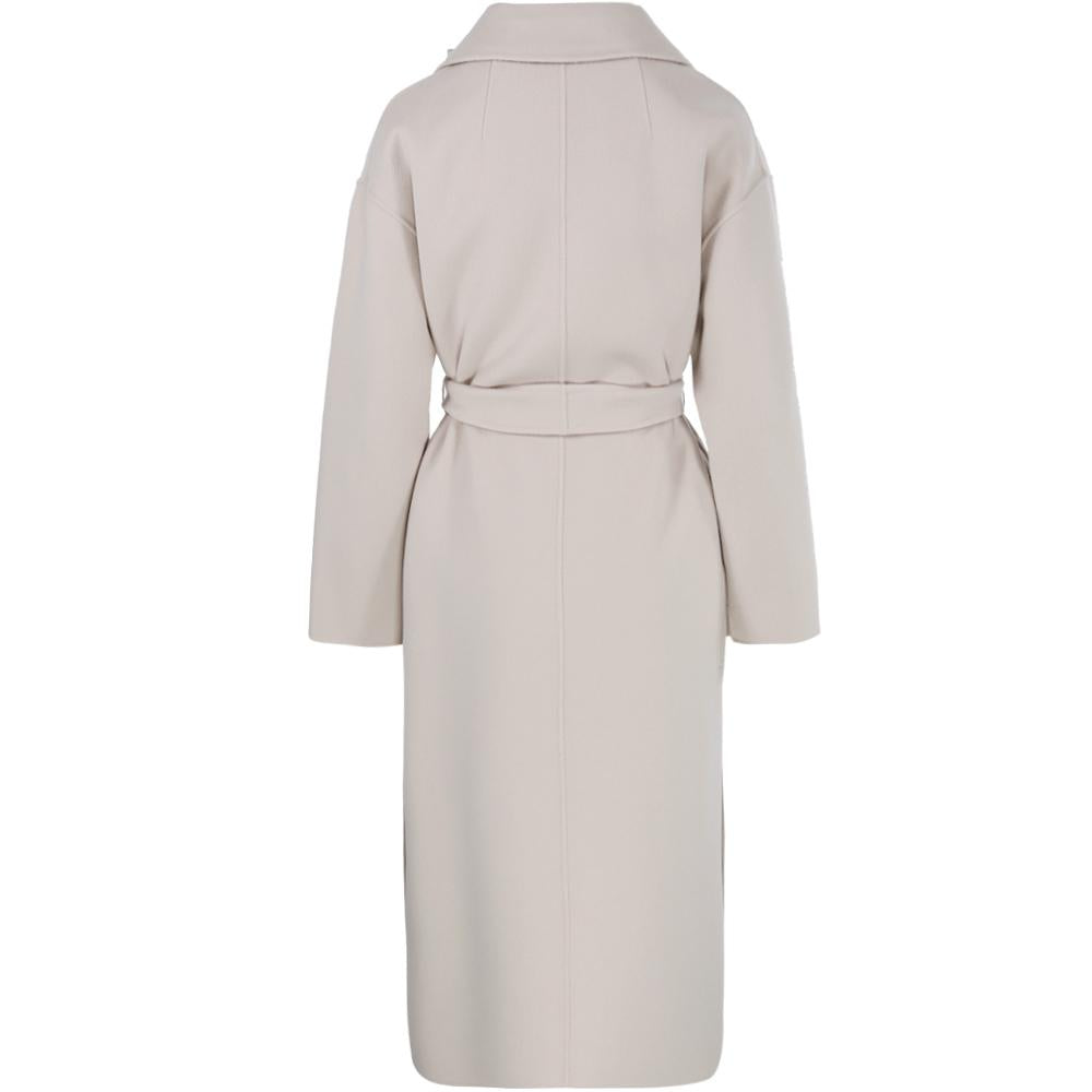 Max Mara Women's Belted Wool Long Coat Sand 2390110331 099