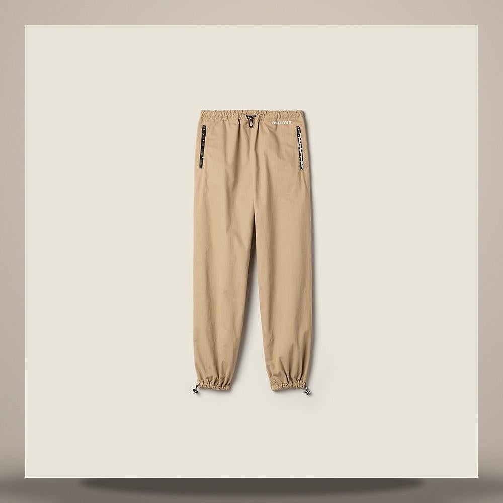 Miu Miu Washed Gabardine Trousers MP2044 19LW F0065