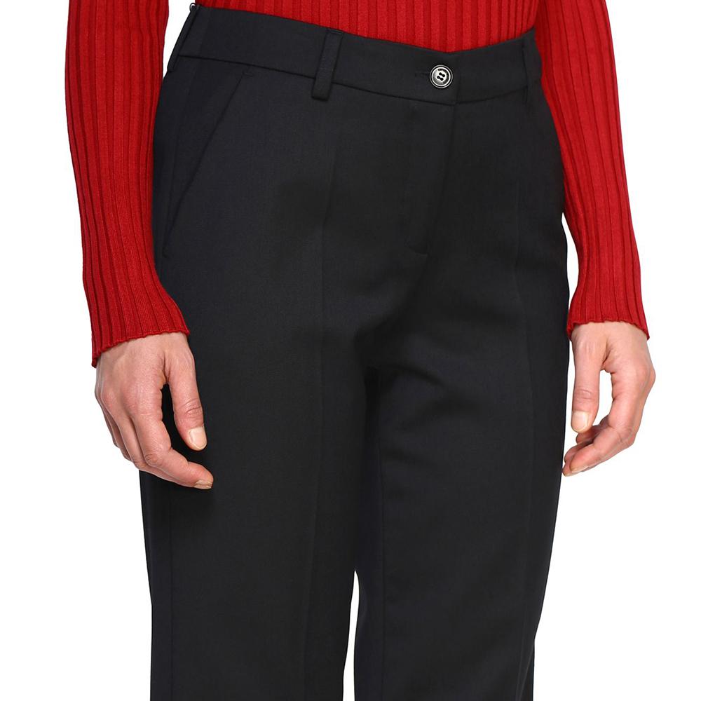 Emporio Armani Women’s Gabardine Cigarette-Cut Wool Blend Cropped Pants