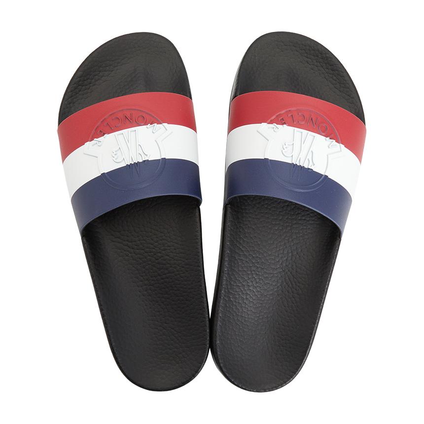 Moncler Basil Men’s Slide Sandals Black