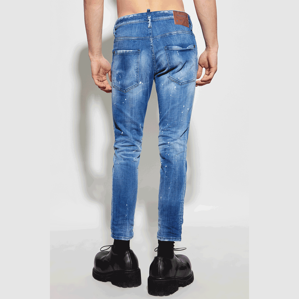 Dsquared2 Pillo Skater Jeans Men’s Denim Pants S74LB1642 S30342 470