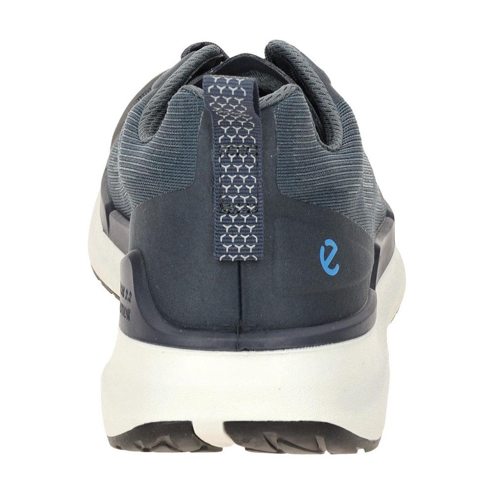 ecco BIOM 22 Blue Leather Low-Top Sneakers Men