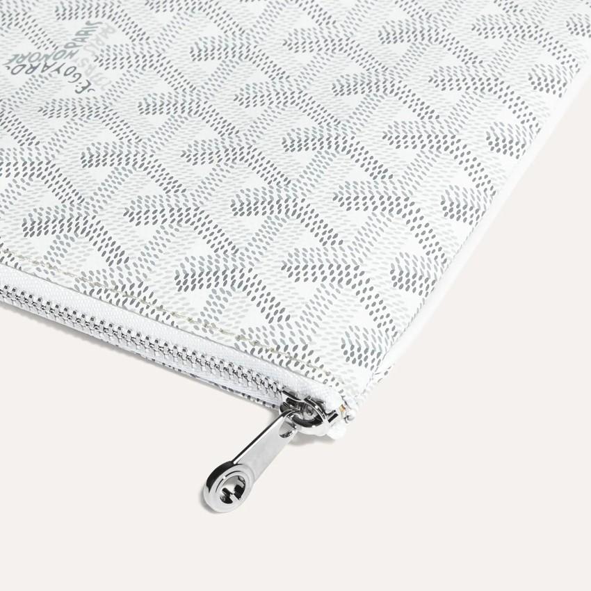 GOYARD White Saint Louis Sena PM Women’s Clutch Pouch SENAT2PMLTY50CL50P