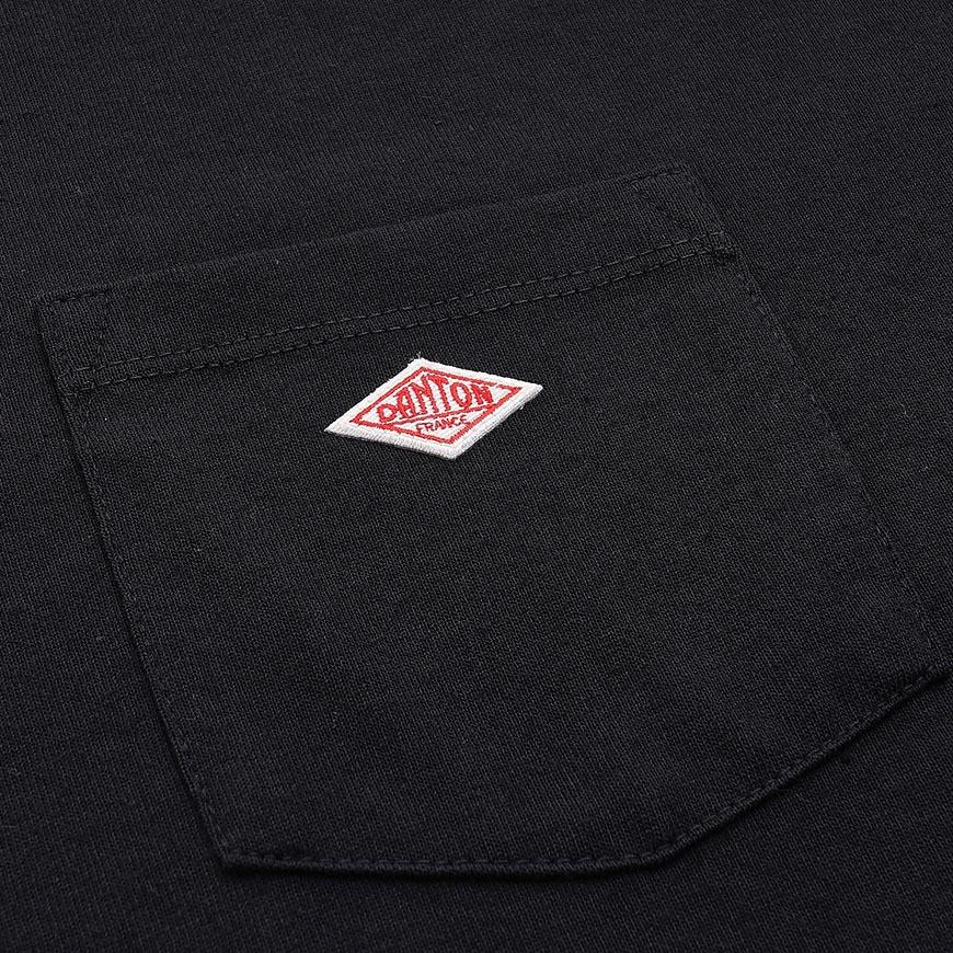 DANTON Women’s Short Sleeve Pocket T-Shirt C0197 TCB BLACK