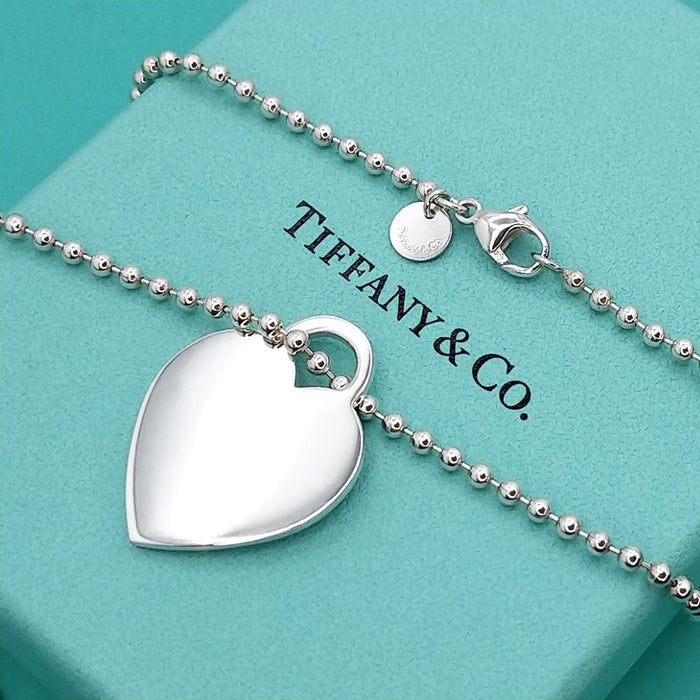Tiffany & Co 925 Sterling Silver Return to Tiffany Long Necklace