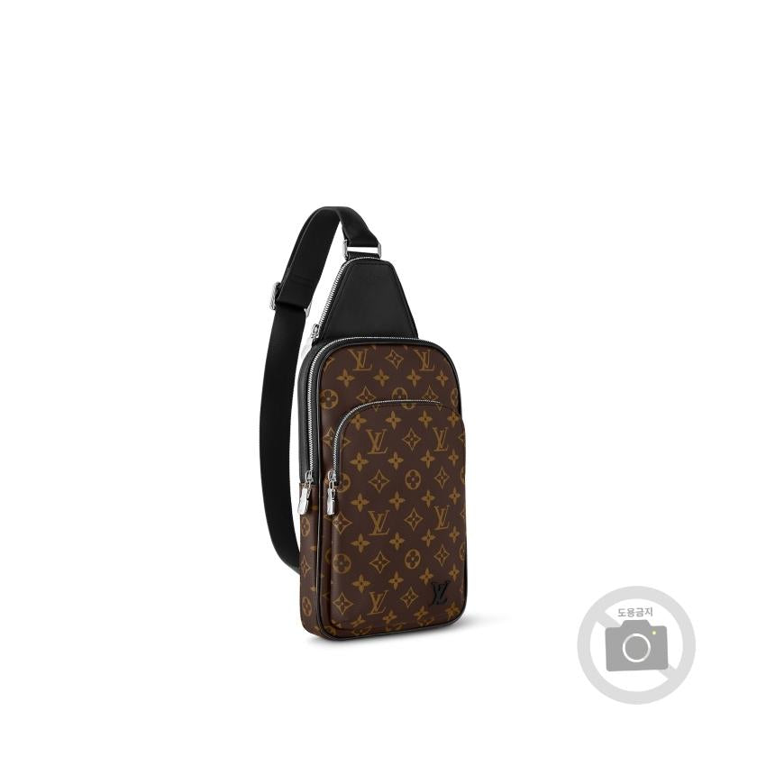 Louis Vuitton Monogram Macassar Crossbody Bag for Men