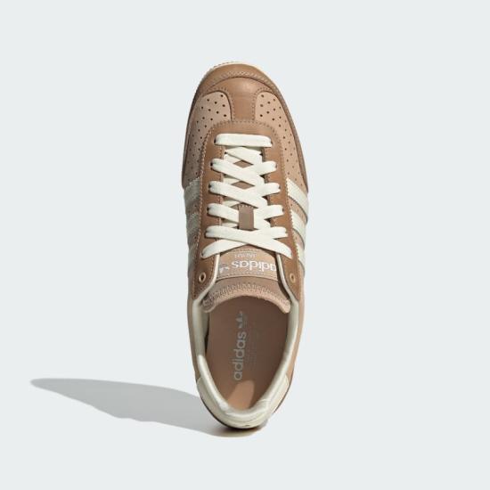Adidas White Leather Low-Top Sneakers for Men JS0253 DOM