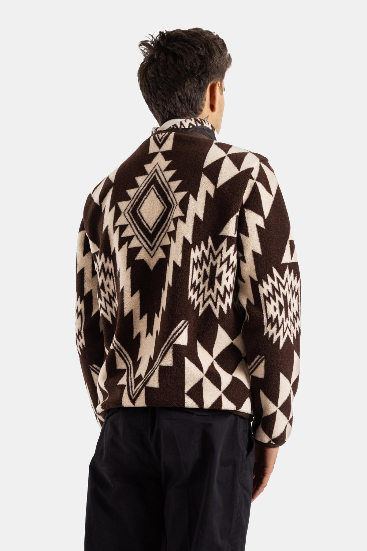 Moncler Fleece Jacket for Men Black
