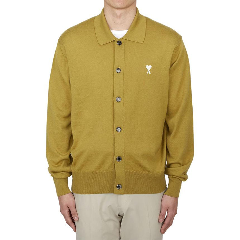 AMI Men’s Collar Cardigan HKC221 KN0025 202