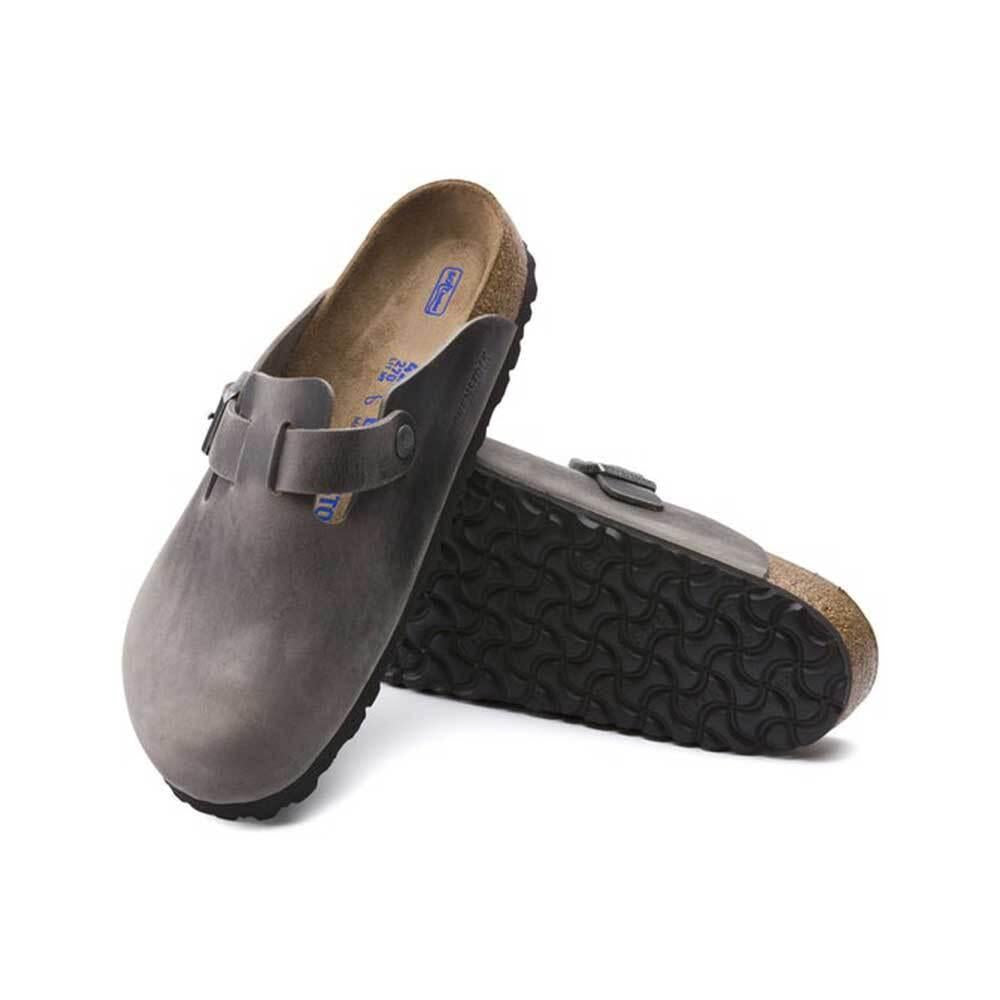 Birkenstock Boston SFB Suede Clog Slippers Men 1013255
