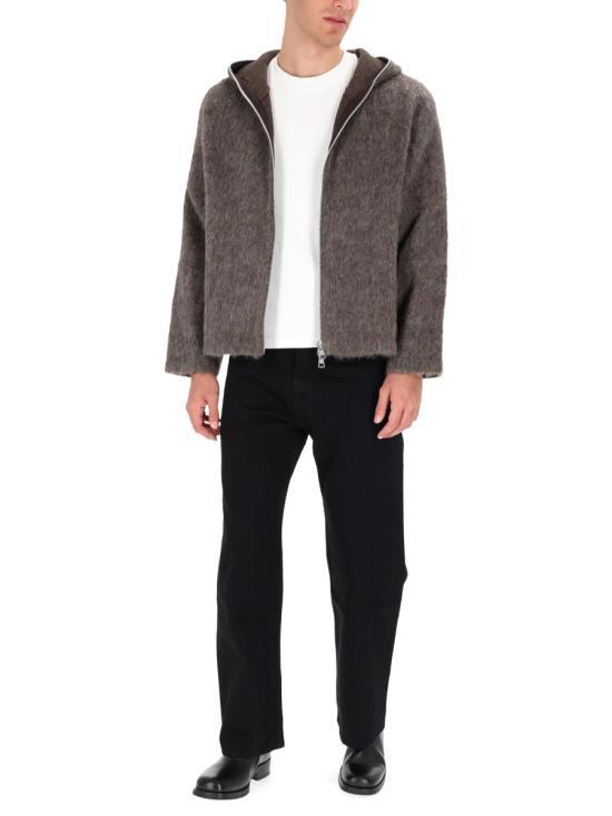 OUR LEGACY Mole Grey Hairy Wool Jacket