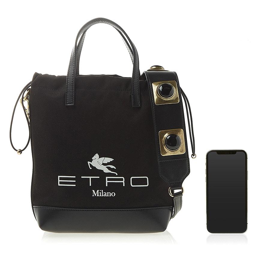Etro Women’s Logo Bucket Shoulder Bag 1N626 8835 1