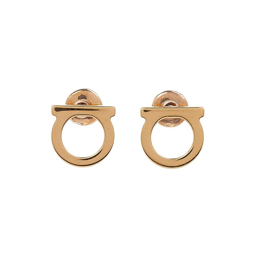 Ferragamo Women’s Gancini Earrings 0120 OROLUC 0696432