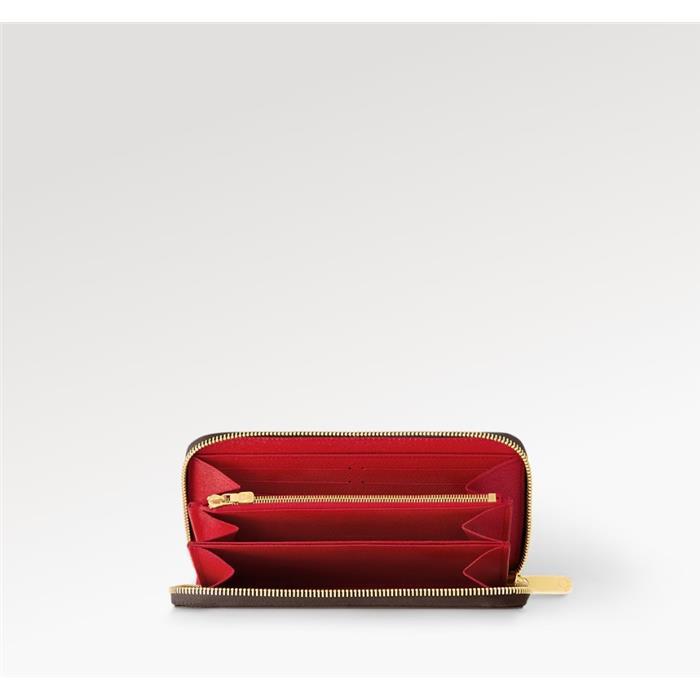 Louis Vuitton Monogram Zippy Long Wallet Coquelicot Red
