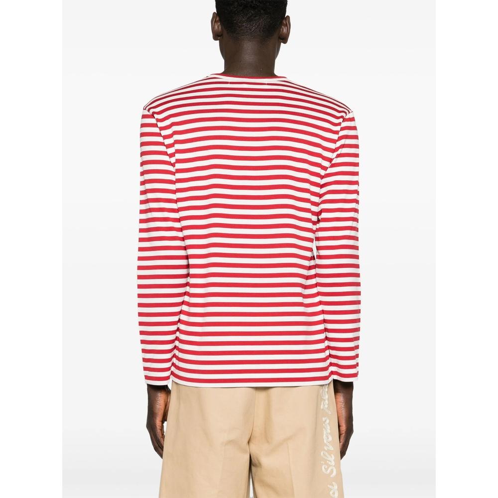 Comme des Garcons Unisex Striped Long Sleeve T-Shirt