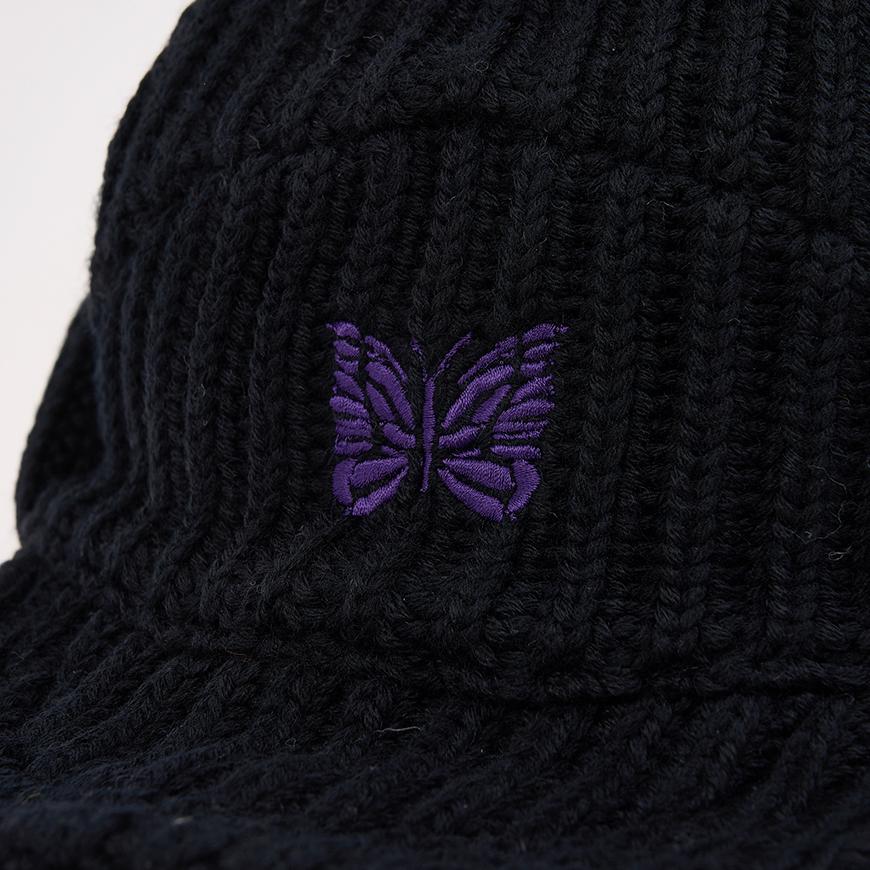 NEEDLES Merino Wool Bird Shooting Cap Unisex RW058 BLACK