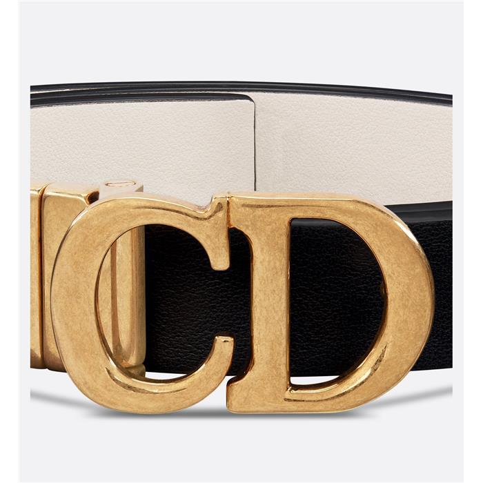 DIOR Reversible Leather Saddle Belt