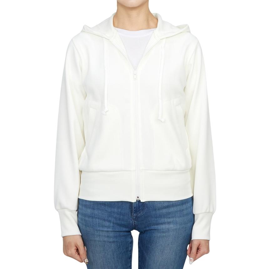 Comme des Garcons Invader Double Patch Women’s Hooded Zip-Up Knit AZ T333 051 3