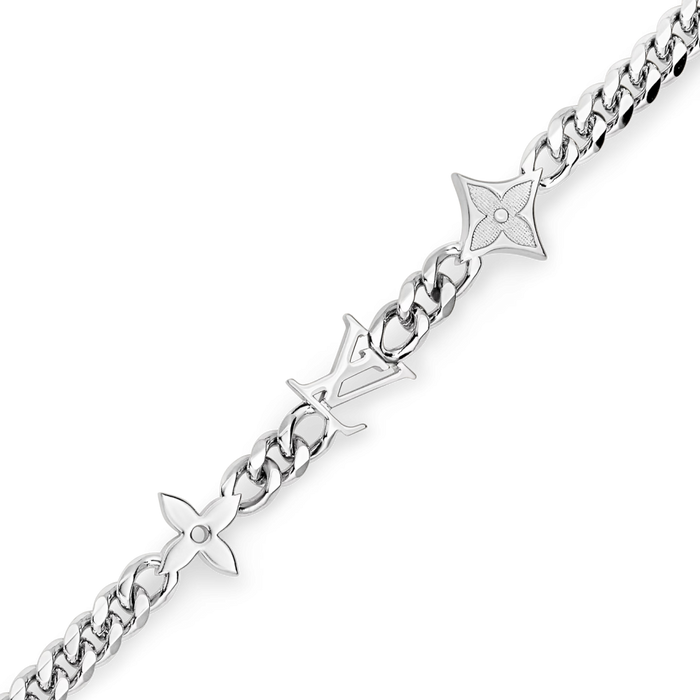 Louis Vuitton Men's Monogram Chain Bracelet M1407A