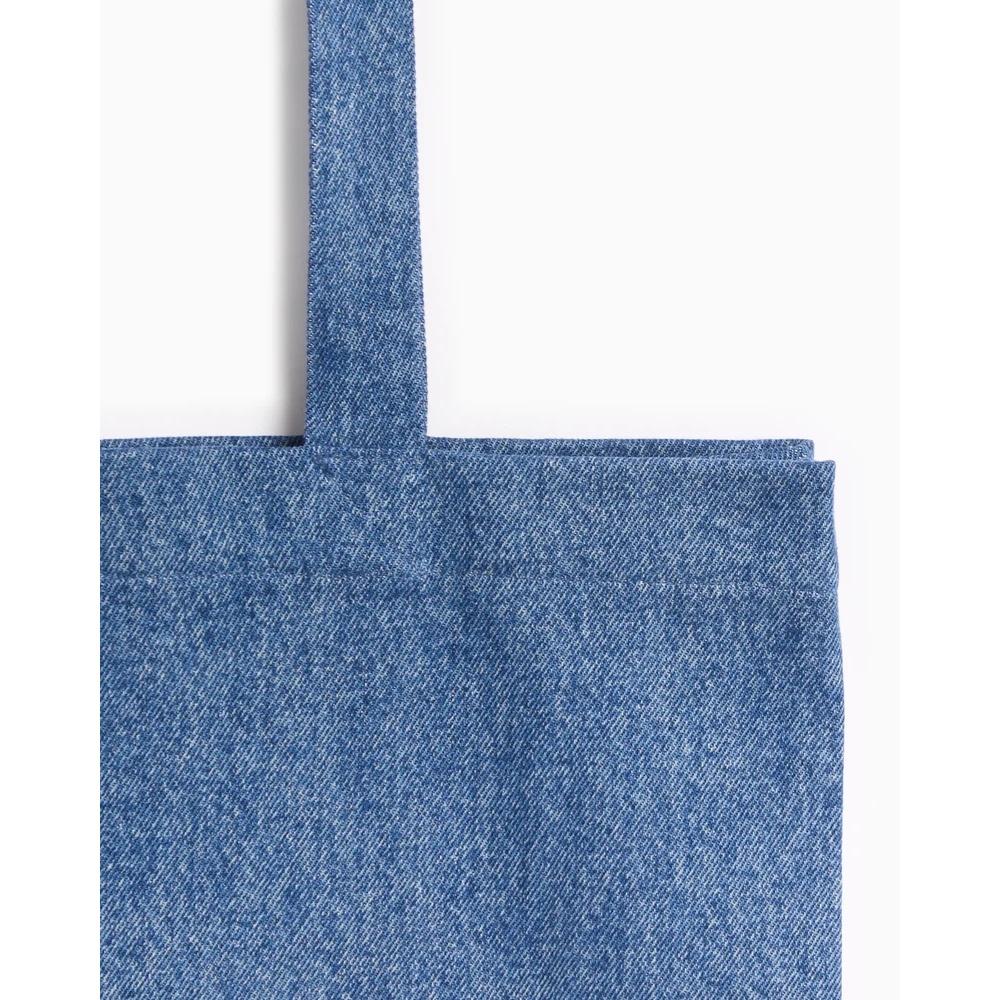 A.P.C. Denim Tote Bag Unisex Navy