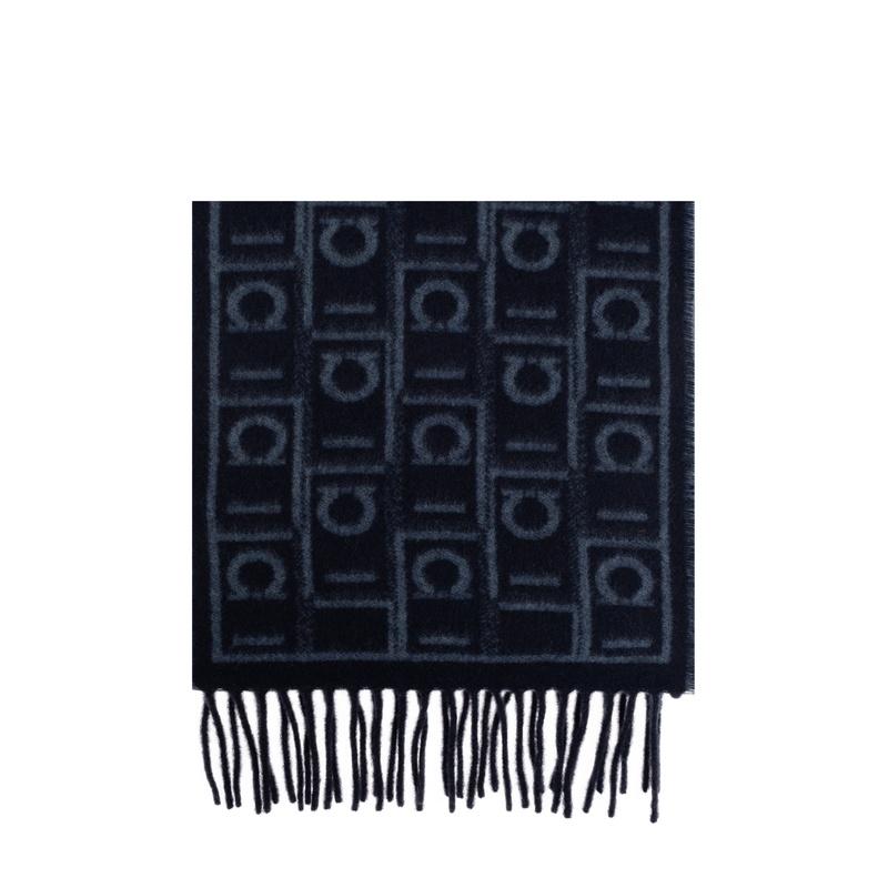 Ferragamo Cashmere Wool Scarf for Men