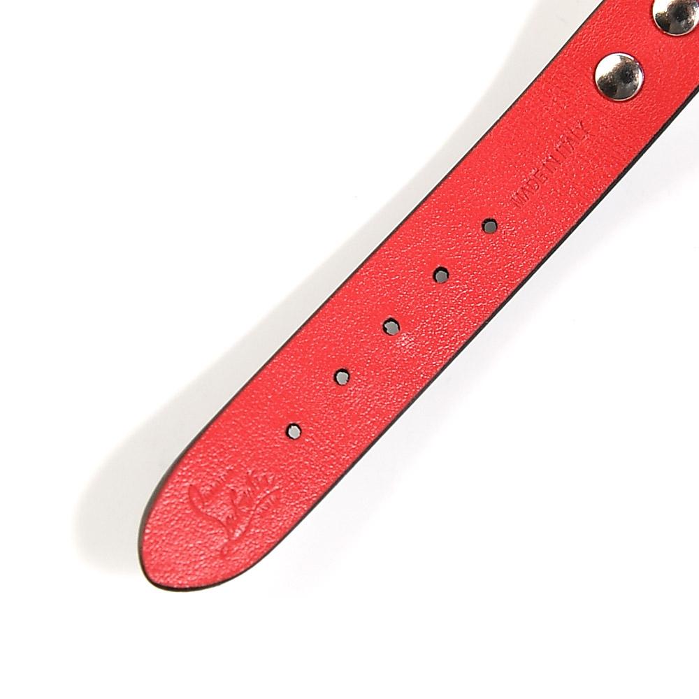 Christian Louboutin Spike Ruby Link Bracelet Black