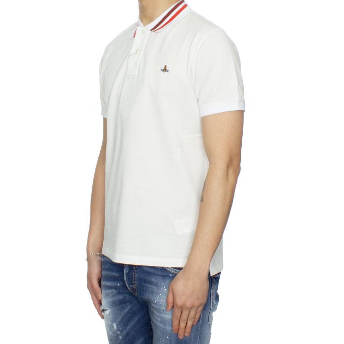 Vivienne Westwood Logo Classic Polo T-Shirt Navy Cotton Men