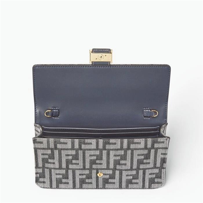 FENDI Baguette Chain Wallet Long Leather Wallet