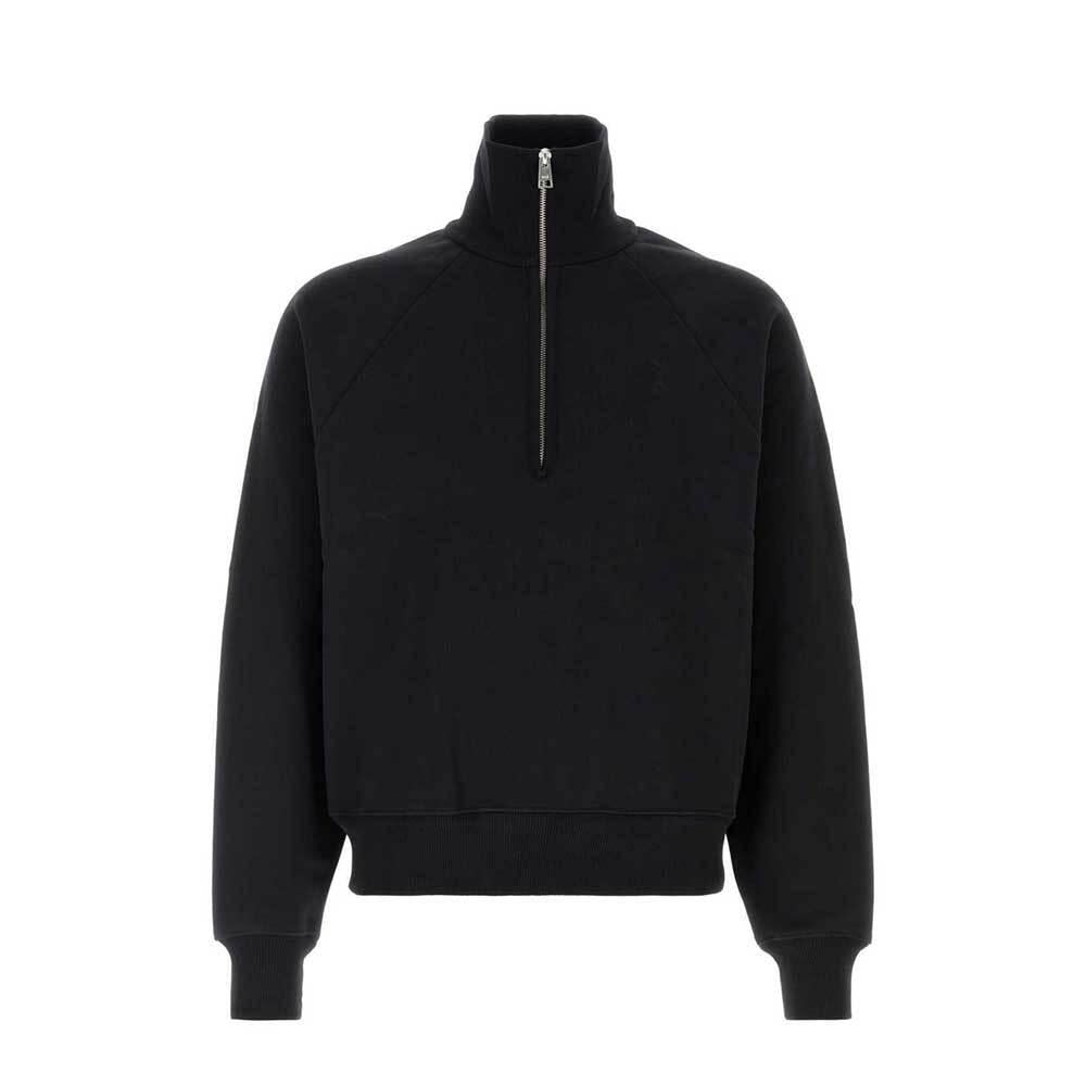 AMI Embossed De Coeur Half-Zip Men's Sweatshirt