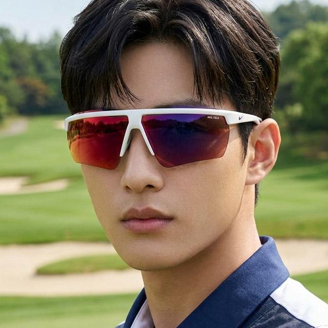 Nike Windshield Sports Sunglasses Unisex Cycling Golf White