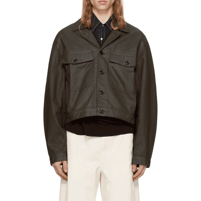 Lemaire Black Denim Trucker Jacket Men’s OW1142 LD1030