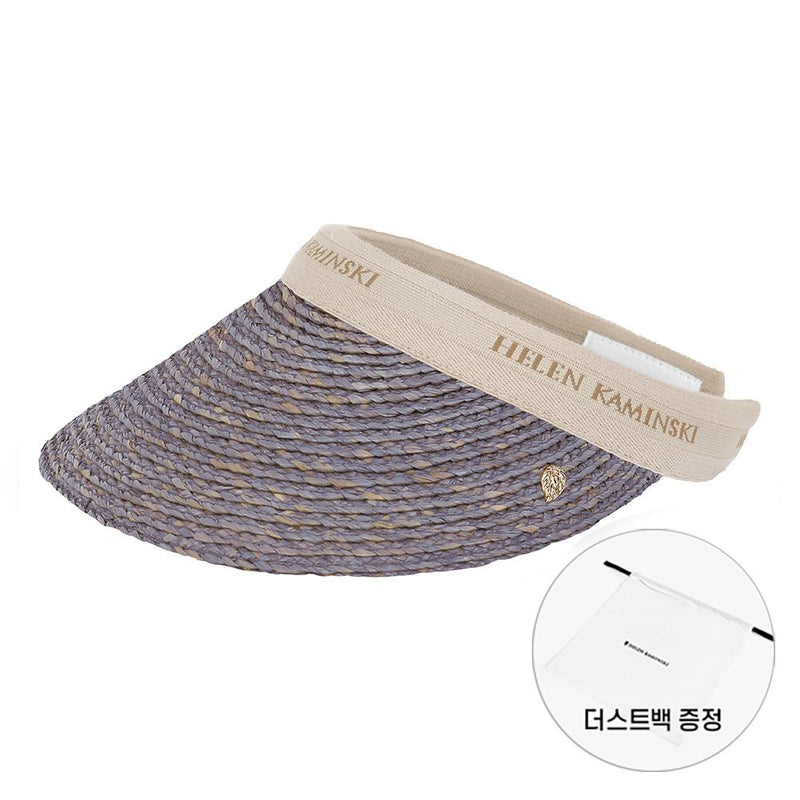 HELEN KAMINSKI Lilac Natural Logo Bianca Visor Women’s Sun Cap HAT50265 LINTL