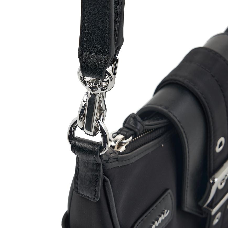 GANNI Women’s Small Burkey Crossbody Bag Black