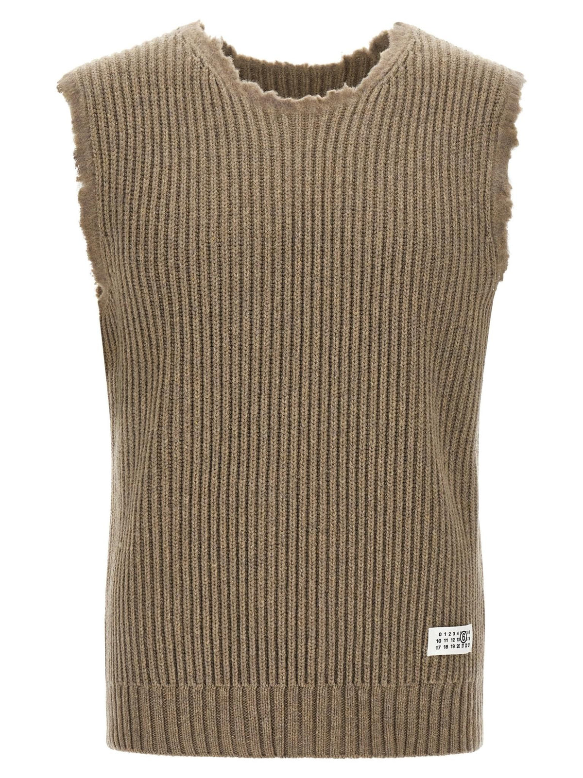 Maison Margiela Wool Knit Sweater Vest for Men