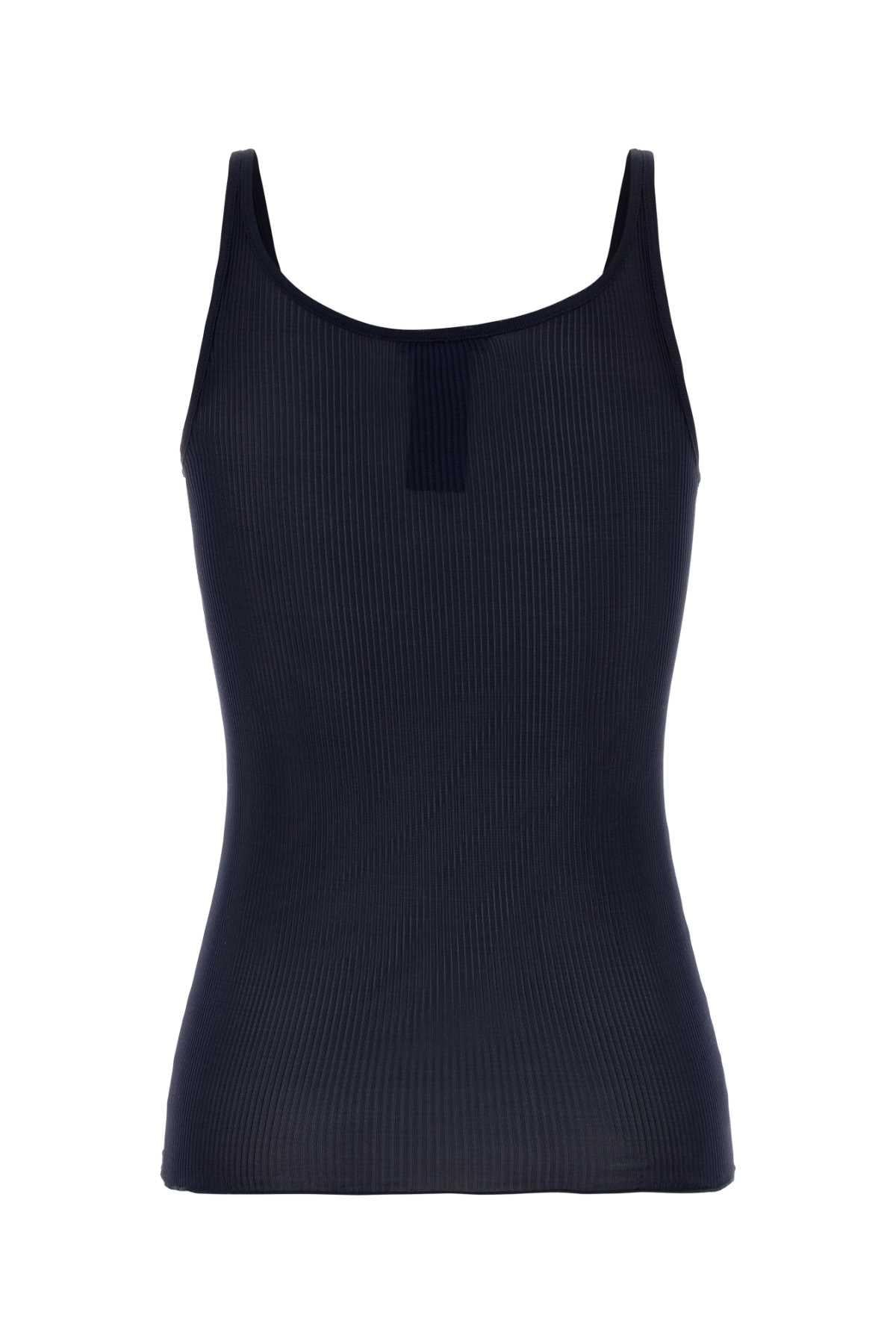 PRADA Black Cotton Tank Top