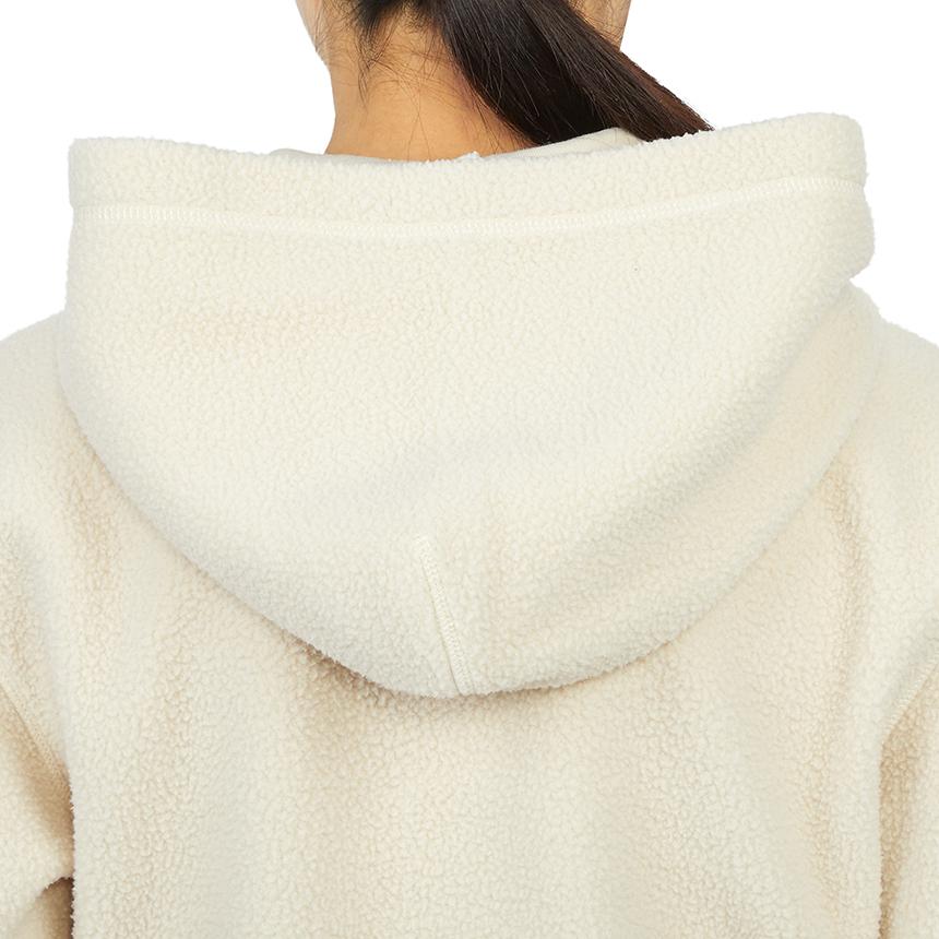 SPORTY&RICH Women’s Cream Hoodie Sweatshirt