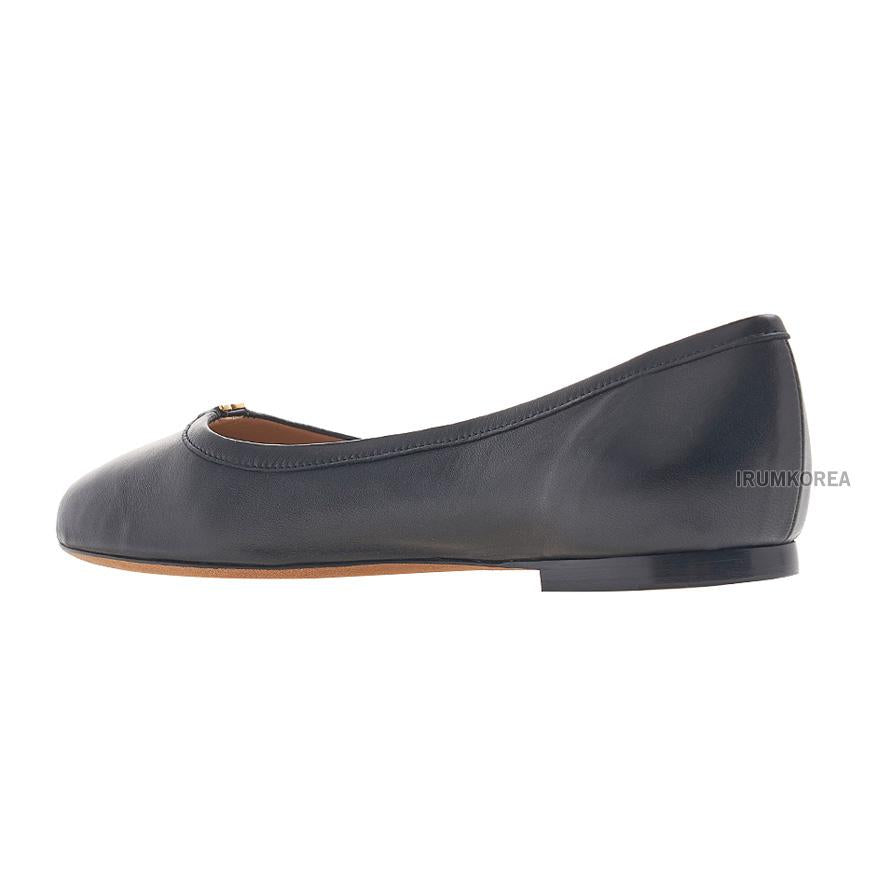 Chloe Marcie Ballerina Flats Black Leather Women’s Shoes