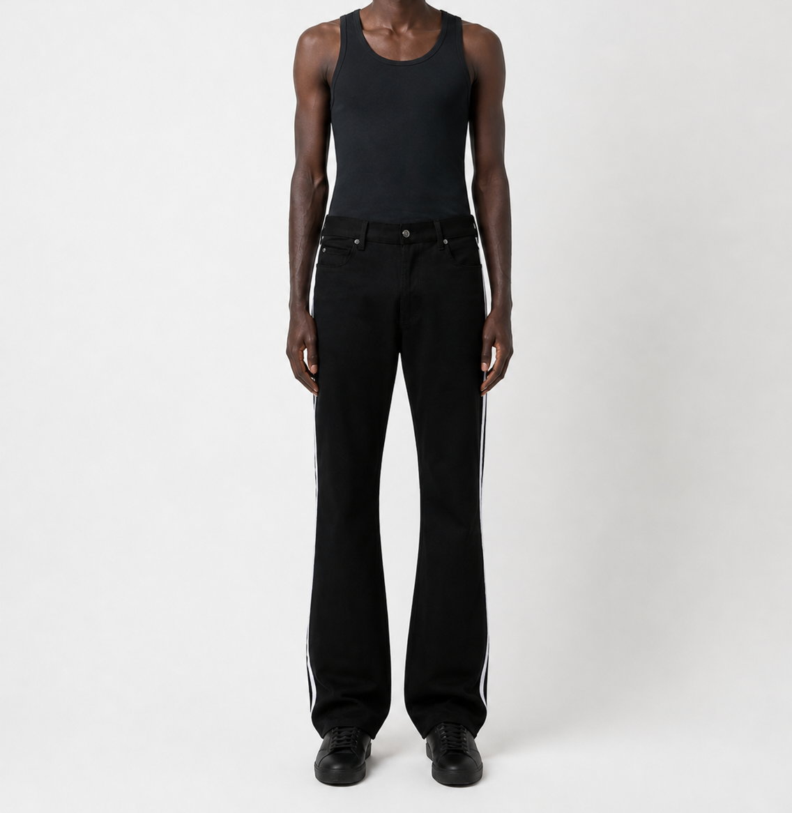 GALLERY DEPT. Logan Flare Black Sweatpants Joggers for Men LGN 5000