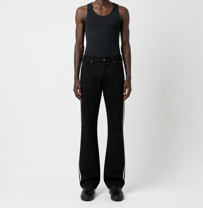 GALLERY DEPT. Logan Flare Black Sweatpants Joggers for Men LGN 5000