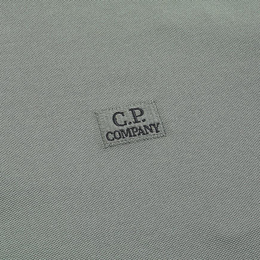 CP Company Men’s Stretch Pique Polo Shirt Green
