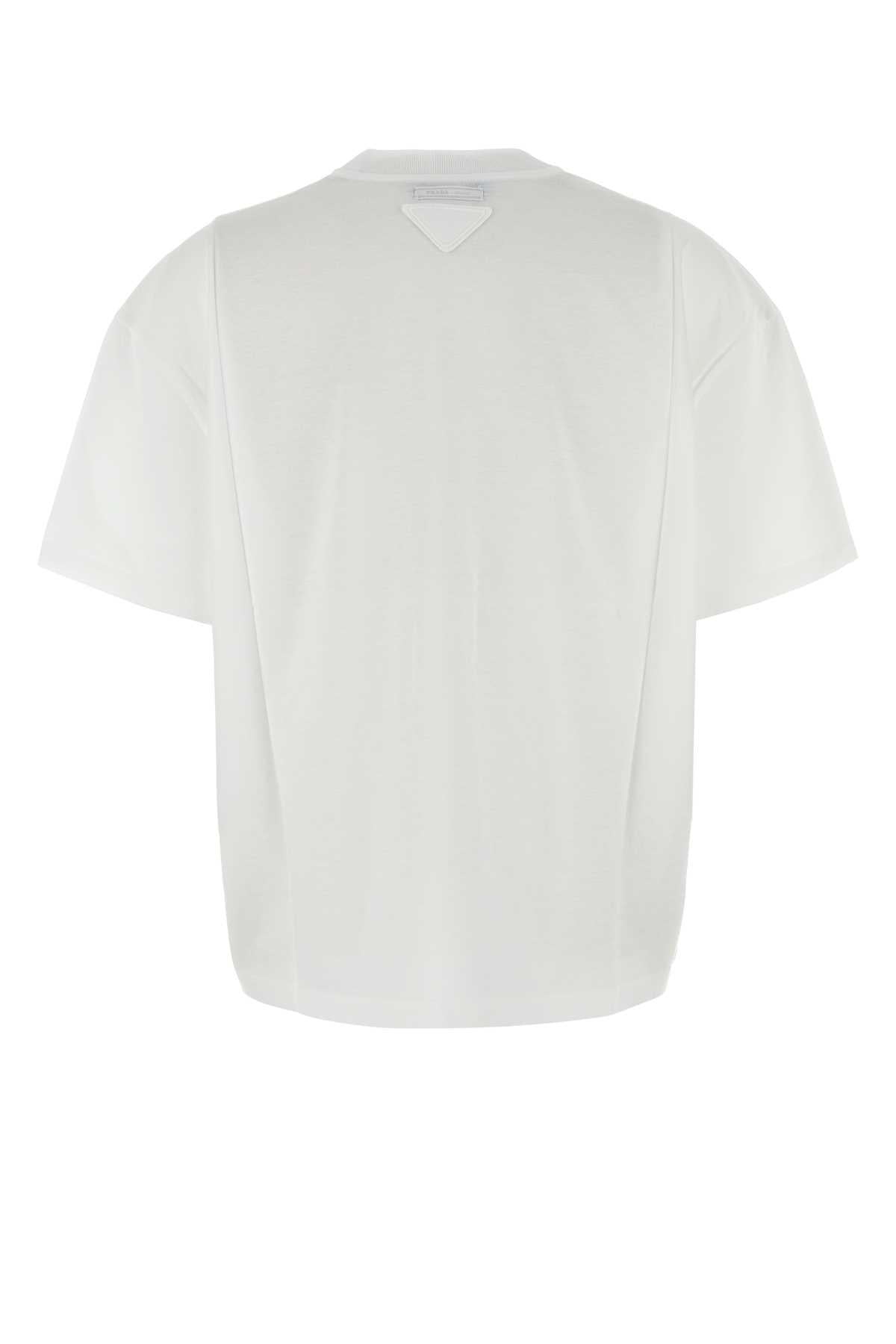 PRADA Black Short Sleeve Cotton T-Shirt